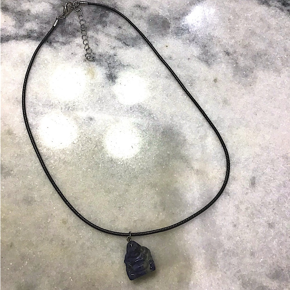 Sodalite Buddha Necklace